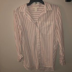 Women’s striped button down
